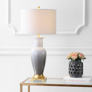 Dip Dye 31.5" Ceramic LED Table Lamp - JONATHAN Y